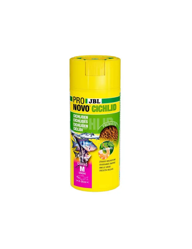 Kihagyhatatlan ajánlat JBL ProNovo Cichlid Grano M szemcsés díszhaleleség - 250ml