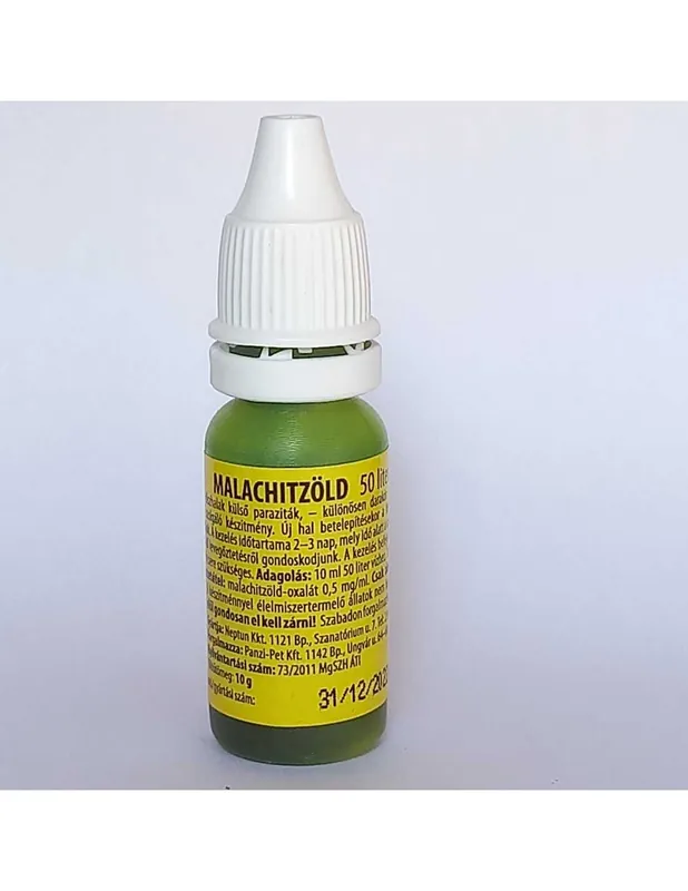 Neptun Malachitzöld akváriumi fertőtlenítő szer - 10ml (paraziták ellen) Akció