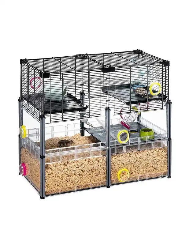 Szuper ajánlat Ferplast Multipla Hamster Crystal moduláris hörcsög ketrec - 72x37x62cm