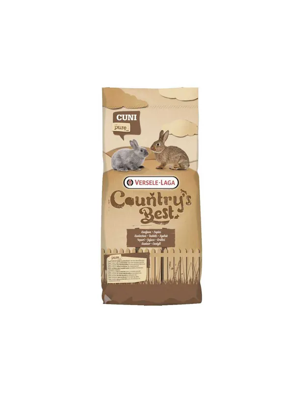 Azonnali szállítás Versele-Laga Country‘s Best Cuni Fit Pure nyúl eledel 20kg