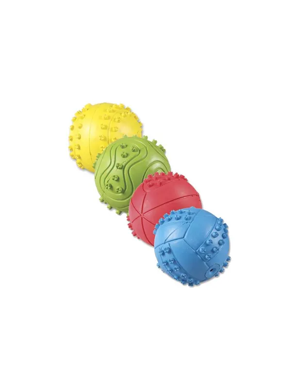 Tommi sípoló gumilabda kutyajáték 6cm - sárga Szuper ajánlat