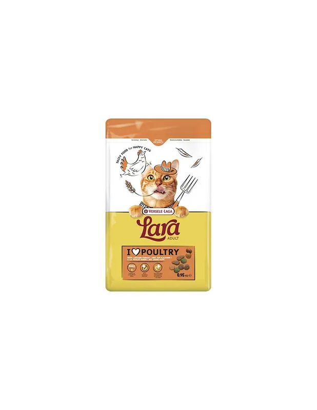 Nézd meg most Versele-Laga Lara Adult with Chicken-Turkey száraz macskaeledel 950g (pulyka-csirke)
