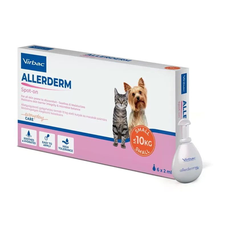 Allerderm spot-on 10 kg alatt 6 db Olcsóbb