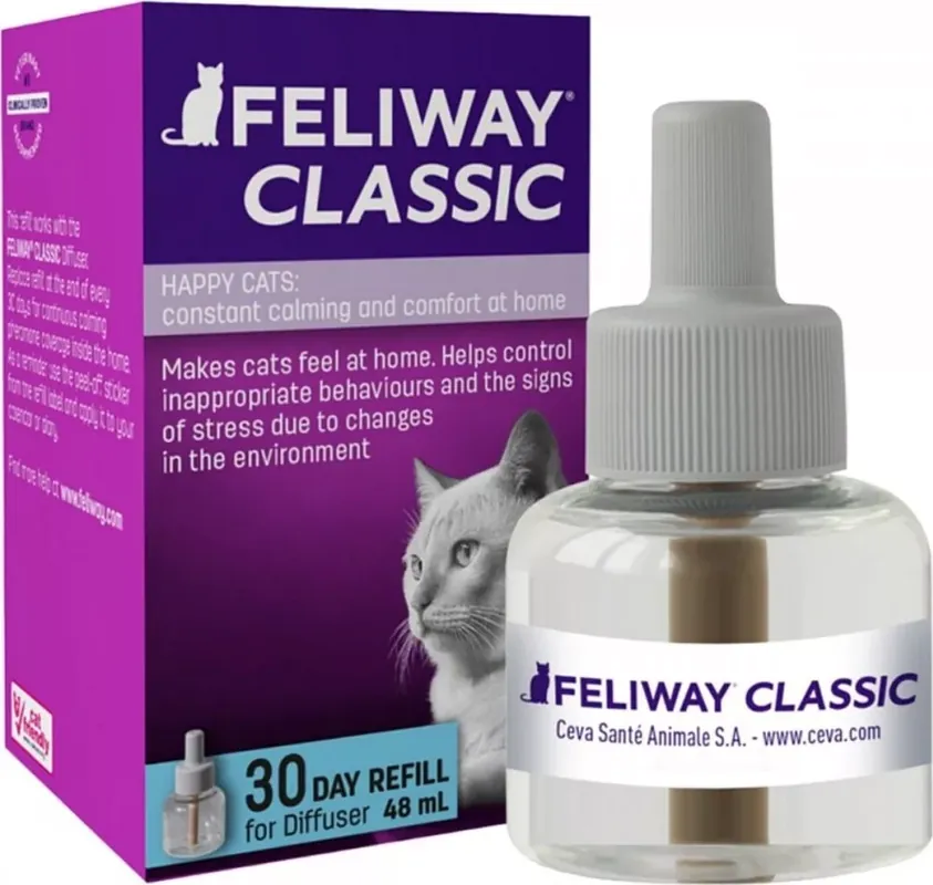 FELIWAY Classic párologtató utántöltő macskáknak 48 ml Rendeld meg most