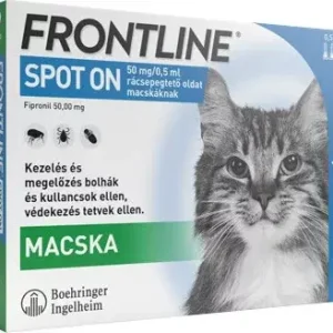 Frontline spot-on macskáknak 3 db Gyors szállítás