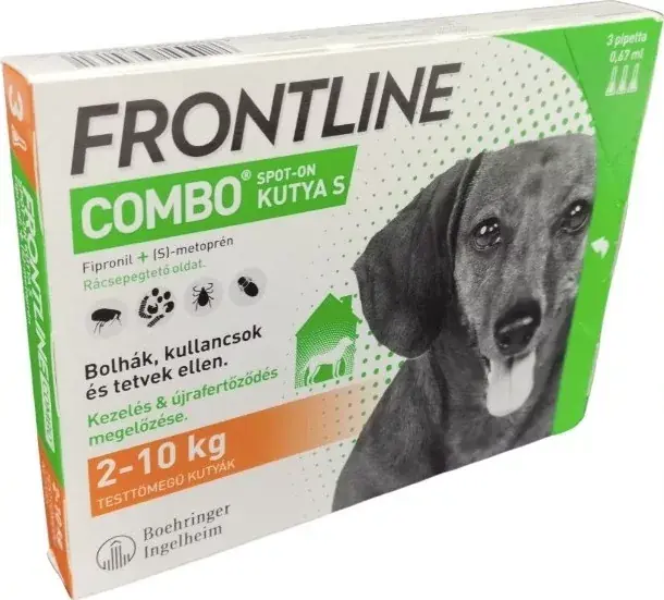 Korlátozott ajánlat Frontline Combo spot-on kutyáknak S 2-10 kg 3 db