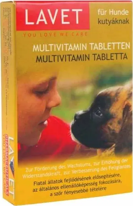 Lavet multivitamin kutyáknak 50 db Azonnali szállítás