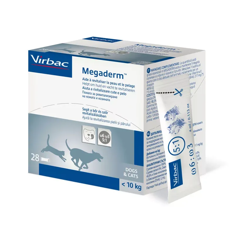 Megaderm oldat 10 kg alatt 28 db Végkiárusítás