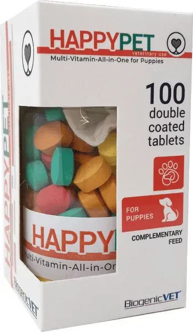 BiogenicVet Happy Pet Puppy tabletta 100 db Utolsó esély