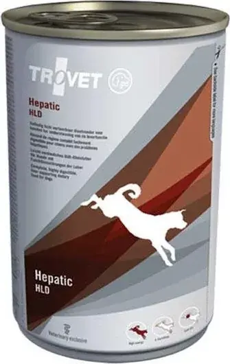 Akció Trovet Hepatic/HLD kutyáknak 400 g