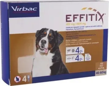 Effitix spot-on kutya 40-60 kg 4 db Árcsökkenés