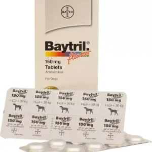 Alacsony ár Baytril 150 mg tabletta 20 db