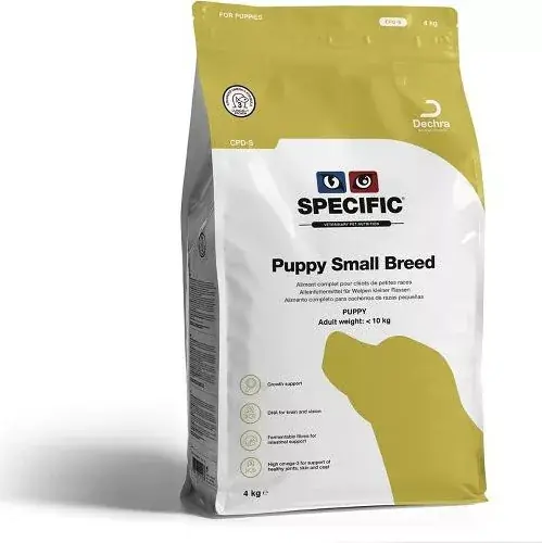 Gyors kiszállítás Specific CPD-S Puppy Small Breed száraztáp 4 kg
