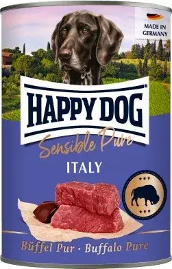 Azonnal elérhető Happy Dog Italy bivalyos konzerv 400 g