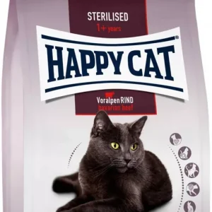 Szuper ajánlat Happy Cat Sterilised marhás táp 4 kg