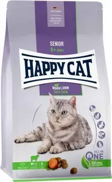 Happy Cat Senior bárányos táp 1,3 kg Alacsony ár