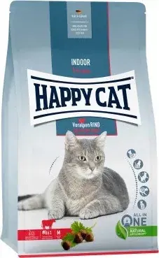 Happy Cat Indoor marhás táp 1,3 kg Végkiárusítás