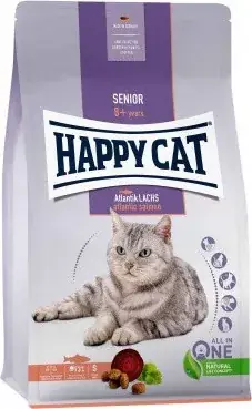 Vásárlói kedvenc Happy Cat Senior lazacos táp 4 kg