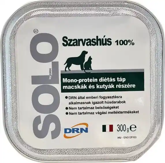 Solo 100% szarvashús 300 g Újdonság
