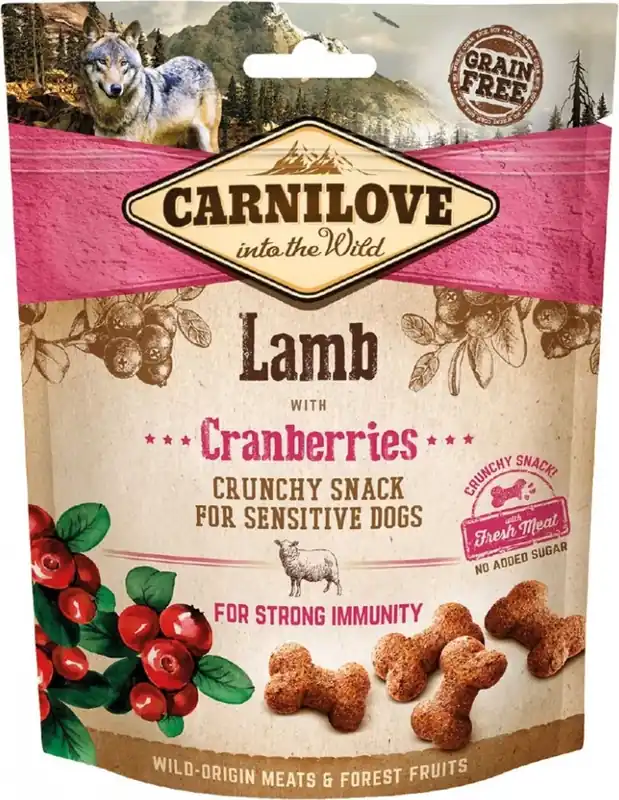 Carnilove keksz bárány&vörös áfonya 200 g Expressz szállítás