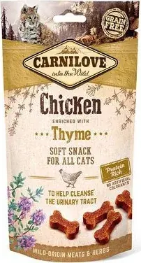 Alacsony ár Carnilove soft snack csirke&kakukkfű 50 g