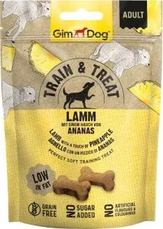 GimDog Train&Treats bárány&ananász 125 g Biztonságos fizetés