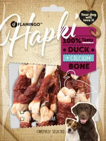 Alacsony ár Flamingo Snack kacsás csont 170 g