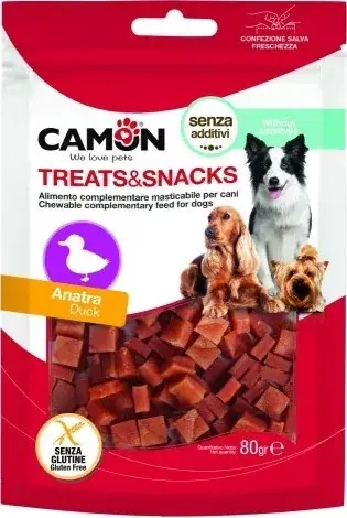 Különleges ajánlat Camon snack kacsás kockák 80g