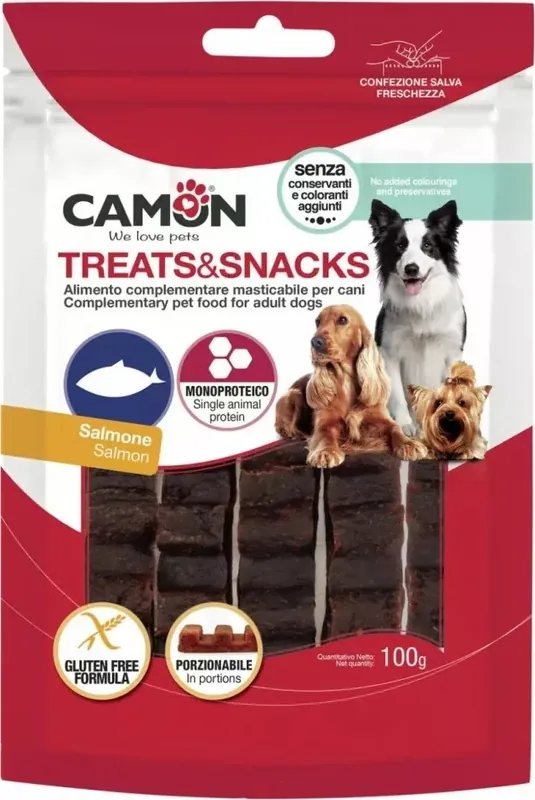 Camon snack monoprotein lazacos 100 g Vedd meg most