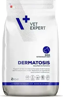 VetExpert Veterinary Diet Dermatosis kutyáknak lazac & burgonya 2 kg Legnépszerűbb