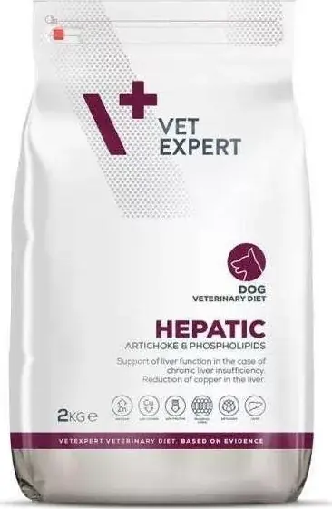 Árcsökkenés VetExpert Veterinary Diet Hepatic kutyáknak 2 kg