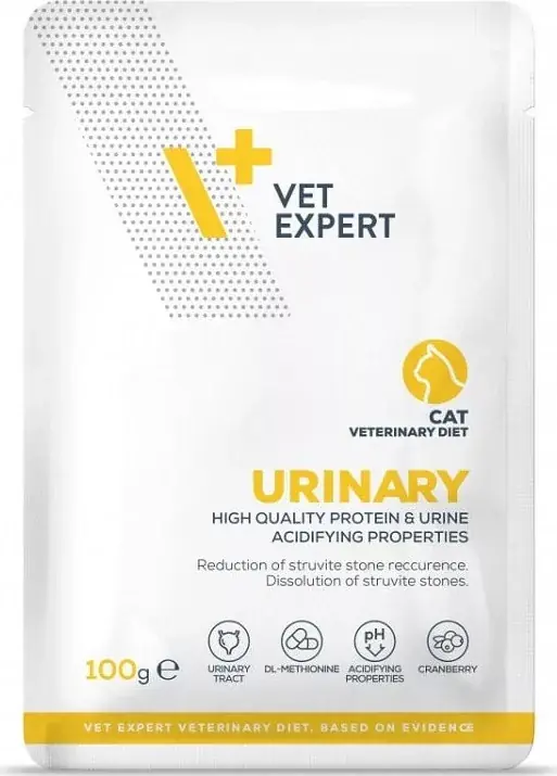 VetExpert Veterinary Diet Urinary tasak macskáknak 100 g Biztonságos fizetés