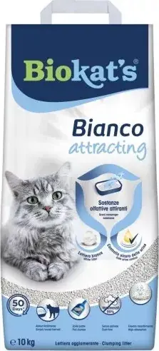 Kedvezményes ár Biokat‘s Bianco Attracting alom 10 kg
