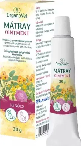 Legkelendőbb OrganoVet MÁTRAY ointment 30 g