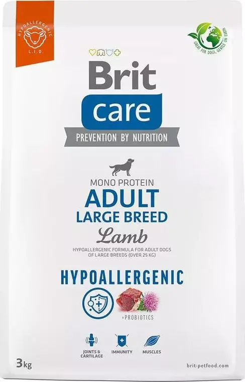 Brit Care Dog Hypoallergenic Lamb Adult Large Breed 3 kg Akciós ár