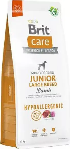 Brit Care Dog Hypoallergenic Lamb Junior Large Breed 12 kg Outlet