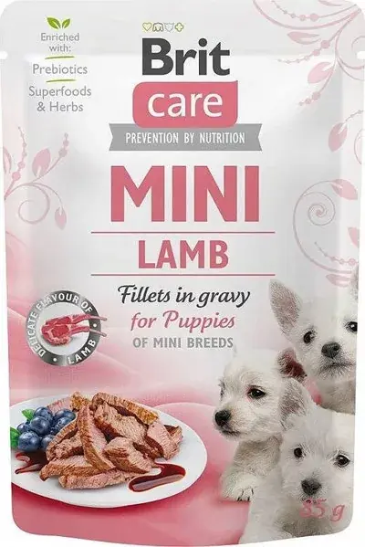 Brit Care Mini Puppy Lamb fillets in gravy 85 g Exkluzív ajánlat