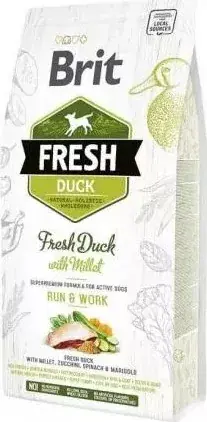 Brit Fresh Duck with Millet Active Run & Work 12 kg Népszerű