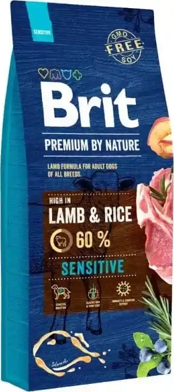 Brit Premium by Nature Lamb & Rice 15 kg Expressz szállítás