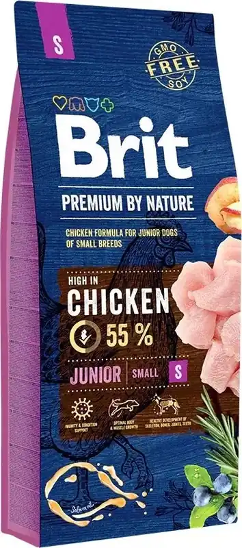 Brit Premium by Nature Small Junior 8 kg Gyors kiszállítás