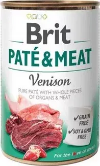 Exkluzív ajánlat Brit Paté & Meat Venison 400 g