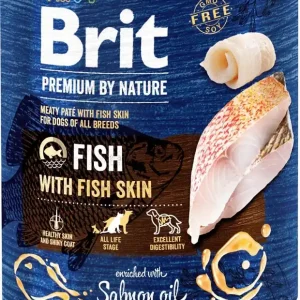 Brit Premium by Nature Paté Fish with Fish Skin 800 g Biztonságos fizetés