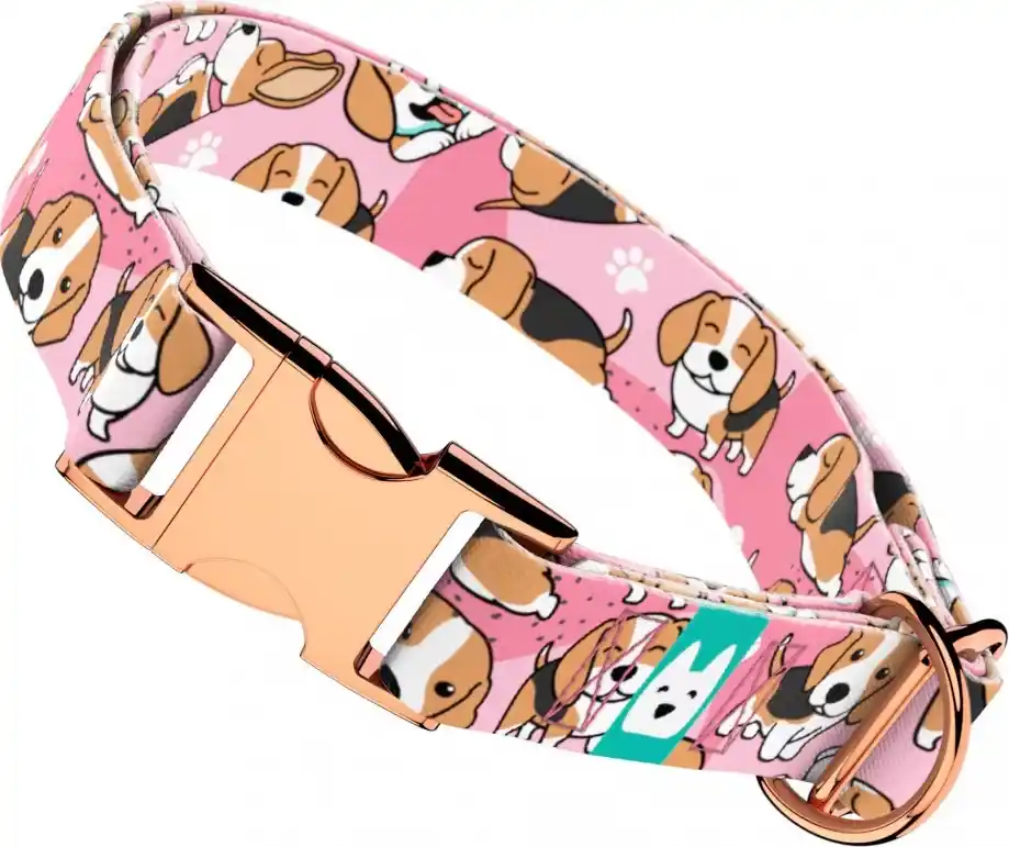 April&June Beagle rózsaszín nyakörv Vedd meg online