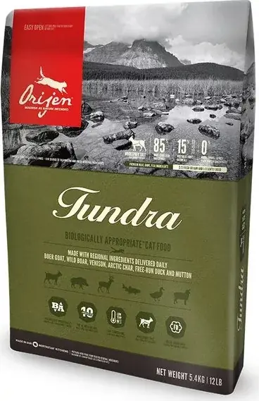 Orijen Tundra Cat 5,4 kg Rendeld meg most
