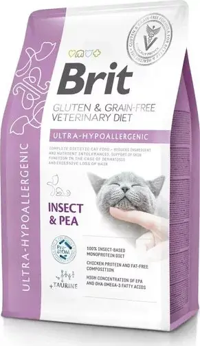 Legkelendőbb Brit GF Veterinary Diets Cat Ultra-hypoallergenic 400 g