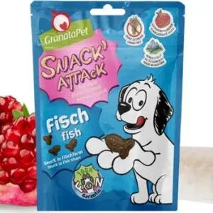 Biztonságos fizetés GranataPet Dog - Snack‘ Attack fish 100 g
