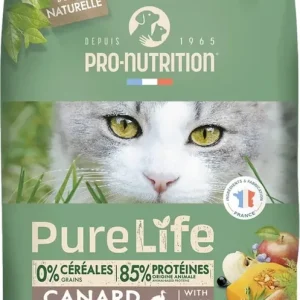 Szezonális akció Flatazor Pro-Nutrition PureLife Cat Adult Duck 8 kg