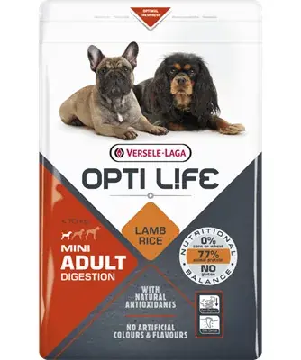 Olcsóbb Versele Laga Opti Life Adult Digestion Mini 2,5 kg