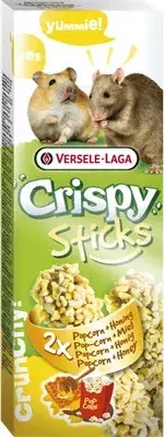 Kiárusítás Versele Laga Crispy Sticks Hamsters-Rats Popcorn & Honey 2 pieces 100 g