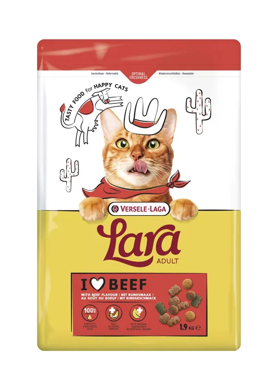 Versele Laga Lara Adult Beef Flavour 1,9 kg Expressz szállítás
